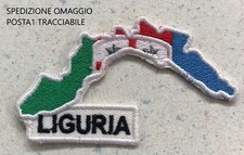 PATCH RICAMATA REGIONE LIGURIA TERMOADESIVA CM 7,5X4,5
