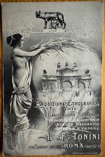 Roma-Mostra Etnografica Panificazione Moderna-Cartolina orig. viaggiata- 1914-