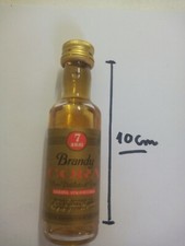 ANNI '60 '70 - BRANDY CORA - BOTTIGLIETTA TAPPO IN METALLO 0,030 LITRI