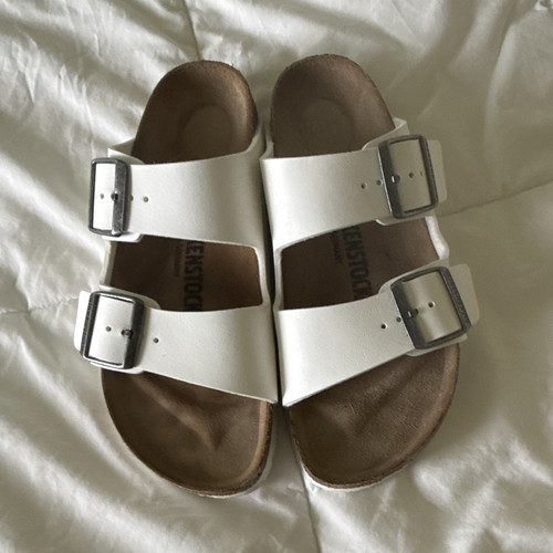 Birkenstock pelle bianca