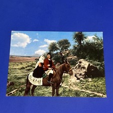 COSTUMI SARDI VIAGGIATA CARTOLINA SOUVENIR
