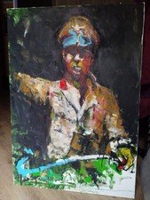 olio su tela la volpe del