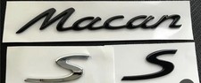 Logo scritta MACAN S Porsche