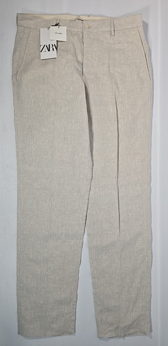 Pantalone zara beige chiaro - pantalone,
