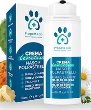Crema Polpastrelli Cane 100 Ml, Balsamo Zampe E Naso Cane, Idratante, Protettiva
