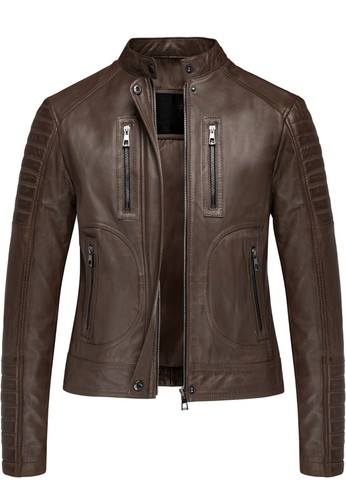 Giacca donna marrone 100 - %, vera