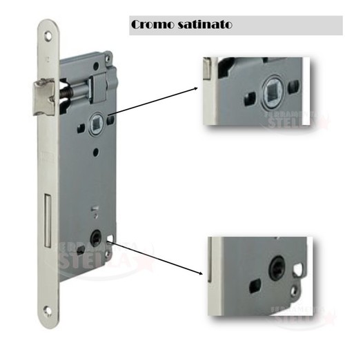 Serratura doppio quadro per - doppio,