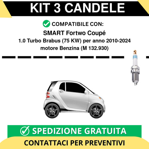 Kit candele per smart - per,