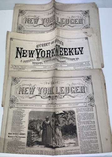 Giornali antichi ledgers - ny,