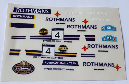 Adhesivo porsche rothmans - adhesivo,
