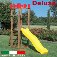SAVINOUTDOOR Scivolo per bambini Parco Giochi da giardino esterno Torre Singola