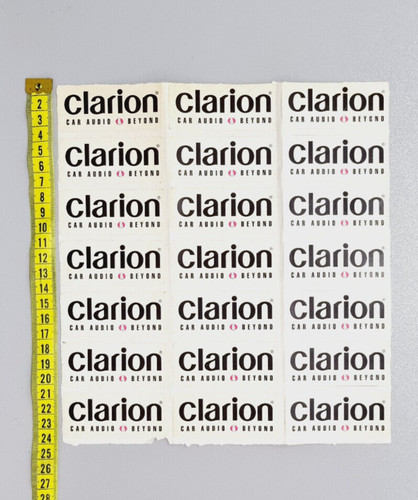 Adesivo clarion car - clarion,