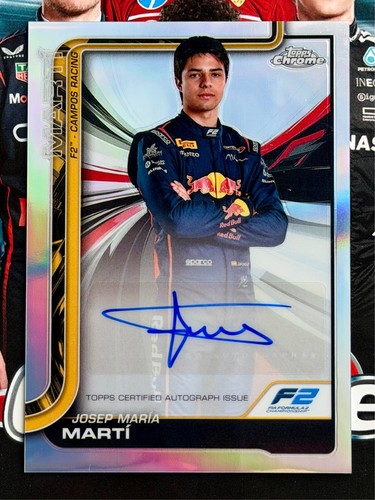 2025 topps chrome josep - topps, f1