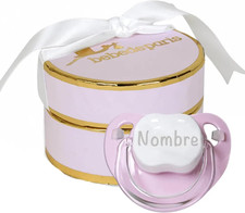 Ciuccio per Bambini Personalizzato Con Nome | Regalo Neonato Maschio Femmina 0/6