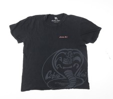 T-shirt uomo Cobra Kai nera