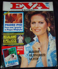 EVA EXPRESS 47 1981 Si parla di: Padre Pio, Claudia Cardinale Grace Kelly Lady D