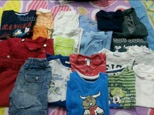 Lotto 17 stock 21 pezzi bimbo bambino  neonato 12-30 mesi