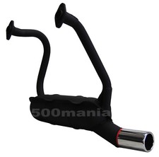 MARMITTA FIAT 500 R e FIAT 126 - SCARICO CROMATO Ø 60 mm