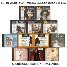 CD MUSICALI • Lotto Misto 12 CD •  MUSICA CLASSICA LIRICA E OPERA VARI