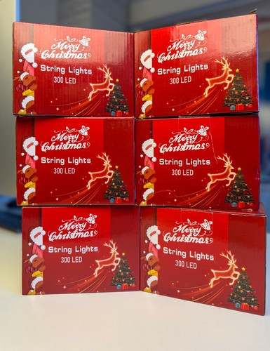 Stock luci natale led - stock, di