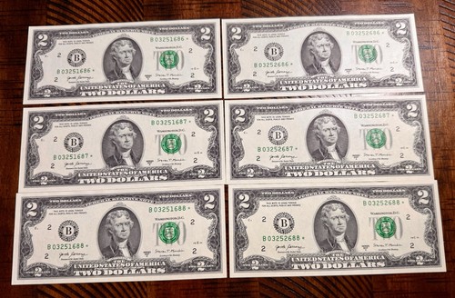 Lot uncirculated 2 - 6,