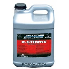 OLIO MISCELA FUORIBORDO MERCURY- QUICKSILVER PREMIUM 2T TCW3 TANICA DA 10 LITRI