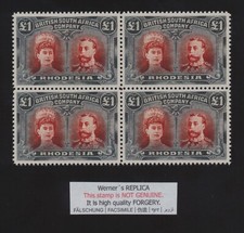 4 Blocchi FORGERY - REPLICA di