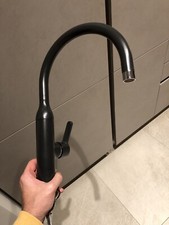 Miscelatore rubinetto ELLECI (nero antracite) cucina lavello lavabo usato