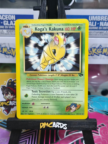 Pokemon koga kakuna 132 - kakuna, 47/132