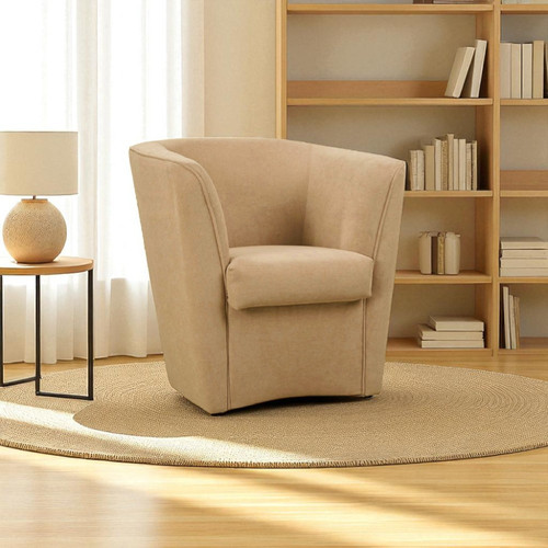Poltrona beige tessuto - poltrona, in
