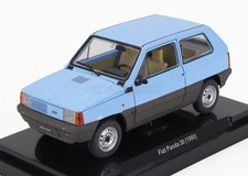 MODELLINO AUTO STATICO QUATTRORUOTE COLLECTION FIAT PANDA 30 1980 BLU SCALA 1/24