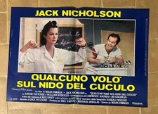 Fotobusta QUALCUNO VOLÒ SUL NIDO DEL CUCULO One Flew Over Jack Nicholson 76' F34