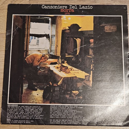 Canzoniere del lazio morra - lp,