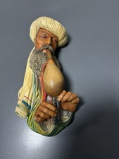 BEAUTIFUL BOSSON SNAKE CHARMER WALL PLAQUE BOSSONS of CONGLETON in Very Good Con