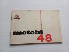 Motobi 48 1962 catalogo ricambi italiano originale