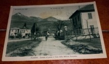CARTOLINA ALMESE ENTRATA AL PAESE E CASA DELLA MILIZIA FORESTALE FP NVG 1930
