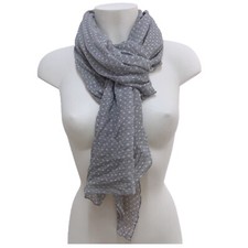 Grigio Topo Zig zag SCIARPA