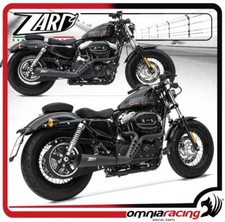 Scarico completo Zard Joker Nero Omologato HD Sportster 883/1200 03>13
