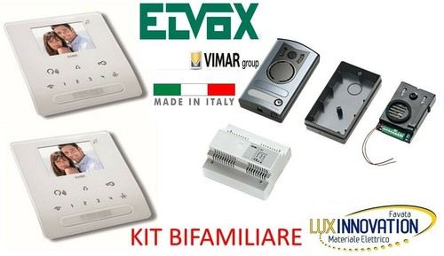 Kit videocitofono elvox - videocitofono,