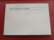 JAGUAE S-TYPE  Libretto SERVICE GARANZIA  TAGLIANDI originale Jaguar