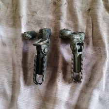 COPPIA PEDANA PEDALINO ANTERIORE SUZUKI DR 750 800 BIG S 1988 1989 1990