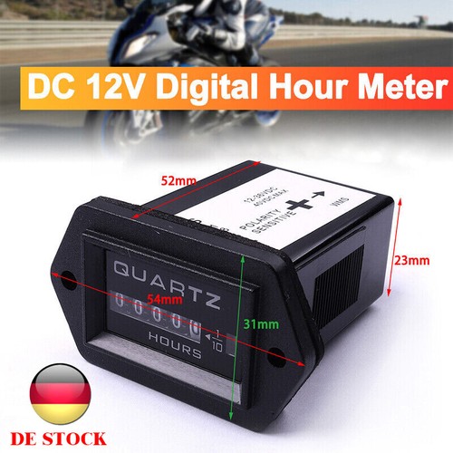 12v hour meter - dc,