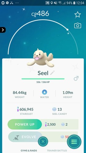 Shiny seel pokemon go - shiny,