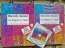 LA LINGUA E I TESTI MODULI A + B con CdROM - MARCELLO SENSINI - A.MONDADORI