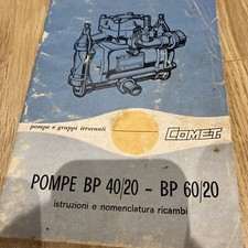 Pompa spruzzatore manuale Comet Pompe BP 40/20 60/20