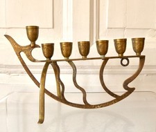 Candelabro ottone 7 bracci