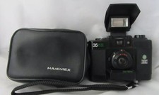 Hanimex 35 Micro Flash Compact 35mm Film Camera 32mm f2.8 Lens TESTED