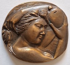 EMILIO GRECO MEDAGLIA PLACCA