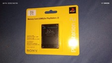 PLAYSTATION 2 MEMORY CARD PS2 32MB ORIGINALE SONY