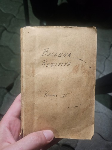 Libro antico bologna rediviva - antico,